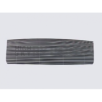 Street Scene Grille Insert - Horizontal Bar Aluminum Polished - 95080178