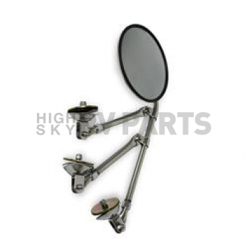 Velvac Exterior Mirror Manual Rectangular Silver - V514380007