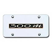 Automotive Gold License Plate - 300M Stainless Steel - 30MNGC