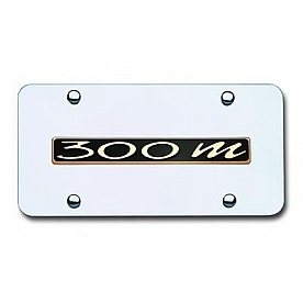 Automotive Gold License Plate - 300M Stainless Steel - 30MNGC