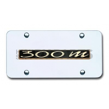 Automotive Gold License Plate - 300M Stainless Steel - 30MNGC