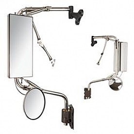 Velvac Exterior Mirror Remote Rectangular Silver - V514380011