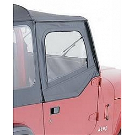 Rampage Door Window - Denim Black Vinyl - 89615