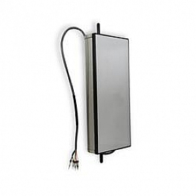 Velvac Exterior Mirror Remote Rectangular Silver - V514380012