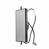 Velvac Exterior Mirror Remote Rectangular Silver - V514380014