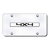 Automotive Gold License Plate - 4X4 Stainless Steel - 4X4CCM