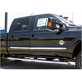 TFP (International Trim) Side Molding - Chrome Plated ABS Plastic Silver Set of 4 - 10432BRH