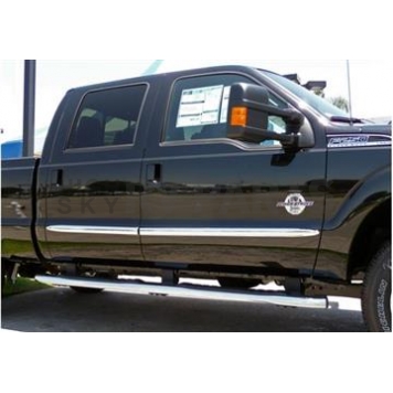 TFP (International Trim) Side Molding - Chrome Plated ABS Plastic Silver Set of 4 - 10432BRH