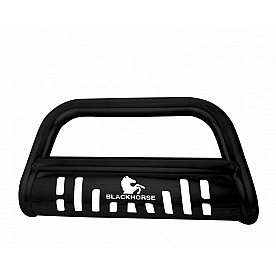 Black Horse Offroad Bull Bar Tube 2-1/2 Inch Black Semi Gloss Powder Coated Steel - BNIA1702SP