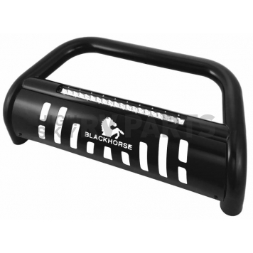 Black Horse Offroad Bull Bar Tubular 3 Inch Black Satin Steel - BEGMTAB-1