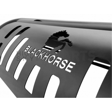 Black Horse Offroad Bull Bar Tubular 3 Inch Black Satin Steel - BEGMTAB-2
