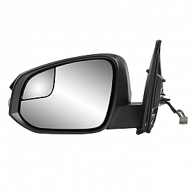 K-Source Exterior Mirror Electric OEM Black Single - 70200T