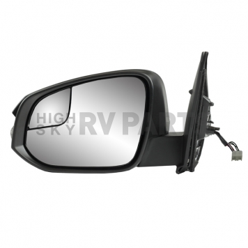 K-Source Exterior Mirror Electric OEM Black Single - 70200T