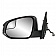 K-Source Exterior Mirror Electric OEM Black Single - 70200T
