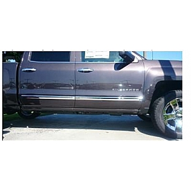 TFP (International Trim) Side Molding - Chrome Plated ABS Plastic Silver Set of 4 - 95104BRH