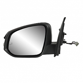 K-Source Exterior Mirror Electric OEM Black Single - 70202T