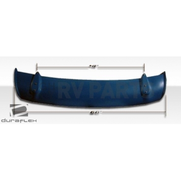 Extreme Dimensions Spoiler - Custom Primered Fiberglass Black - 102208-1