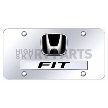 Automotive Gold License Plate - Fit/Honda Logo Stainless Steel - DFITCC