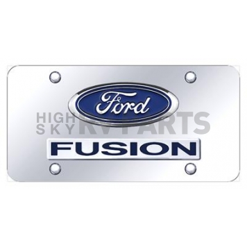Automotive Gold License Plate - Fusion Stainless Steel - DFUSCC