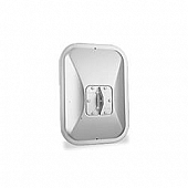 Velvac Exterior Mirror Rectangular White - 709276