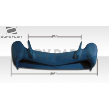 Extreme Dimensions Spoiler - Custom Primered Fiberglass Black - 102217