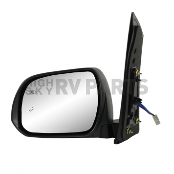 K-Source Exterior Mirror Electric OEM Black Single - 70206T
