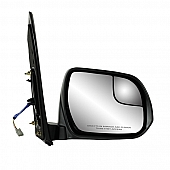 K-Source Exterior Mirror Electric OEM Black Single - 70207T
