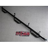 N-Fab Nerf Bar - Truck Wheel to Wheel Black Matte Textured Powder Coated Steel Round - C99105QC6X