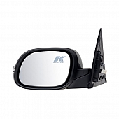 K-Source Exterior Mirror Electric Rectangular Black Single - 75034K