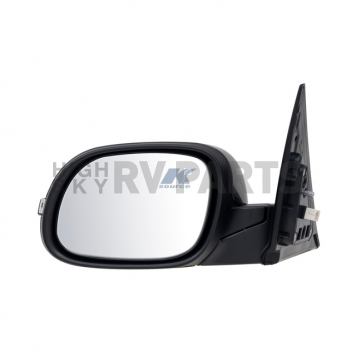 K-Source Exterior Mirror Electric Rectangular Black Single - 75034K