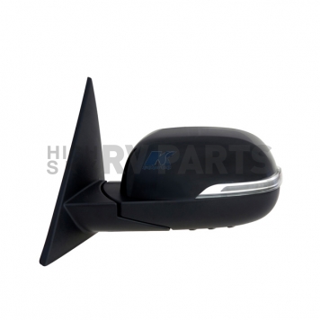 K-Source Exterior Mirror Electric Rectangular Black Single - 75034K-1
