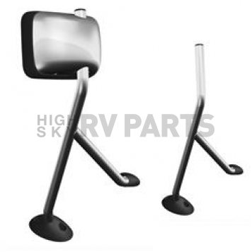 Velvac Exterior Mirror Manual Rectangular Chrome Plated - V564281013