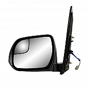 K-Source Exterior Mirror Electric OEM Black Single - 70208T