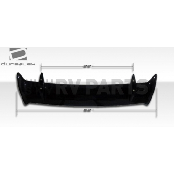 Extreme Dimensions Spoiler - Custom Primered Fiberglass Black - 102221-1