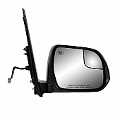 K-Source Exterior Mirror Electric OEM Black Single - 70209T