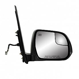 K-Source Exterior Mirror Electric OEM Black Single - 70209T