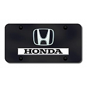 Automotive Gold License Plate - Honda Name/Logo Stainless Steel - DHONGB