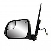 K-Source Exterior Mirror Electric OEM Black Single - 70210T