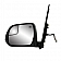 K-Source Exterior Mirror Electric OEM Black Single - 70210T