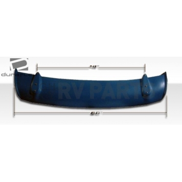 Extreme Dimensions Spoiler - Custom Primered Fiberglass Black - 102222-1