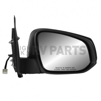 K-Source Exterior Mirror Electric OEM Black Single - 70211T