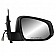 K-Source Exterior Mirror Electric OEM Black Single - 70211T
