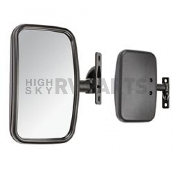 Velvac Exterior Mirror Manual Rectangular Black - V593601152