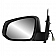 K-Source Exterior Mirror Electric OEM Black Single - 70212T