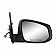 K-Source Exterior Mirror Electric OEM Black Single - 70213T