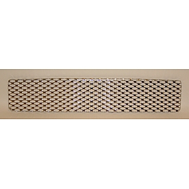 Street Scene Bumper Grille Insert Mesh Chrome Plated Silver Steel - 95078767