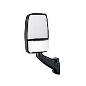 Velvac Exterior Mirror Manual Rectangular Black - 713801