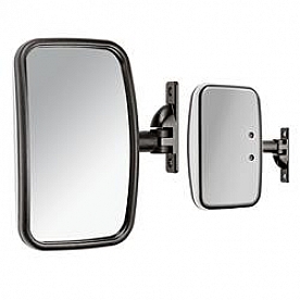 Velvac Exterior Mirror Manual Rectangular Black - V593605228