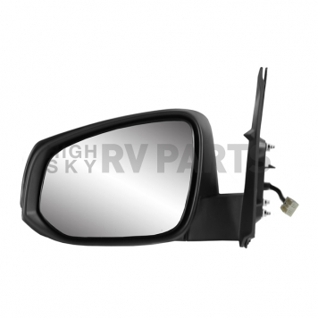 K-Source Exterior Mirror Electric OEM Black Single - 70214T