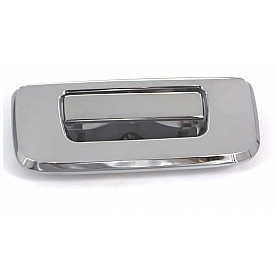 All Sales Tailgate Handle - Polished Aluminum Silver - 943